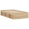 vidaXL Bed Frame without Mattress Sonoma Oak 90x200 cm