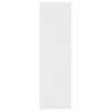 vidaXL Plant Stand with Shelf White 30 x 30 x 100 cm Engineered Wood