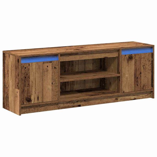 vidaXL TV Units Brown 139.5 x 34 x 50 cm Engineered wood