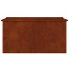vidaXL Outdoor Storage Box Rusty 100 x 50.5 x 50 cm Steel