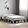 vidaXL Bed Frame without Mattress Black 120x200 cm
