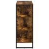 vidaXL Side Cabinet Smoke Oak 96.5 x 30 x 75 cm Engineered Wood