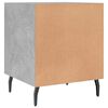vidaXL Bedside Cabinets 2 pcs Concrete Grey 40x40x50 cm Engineered Wood