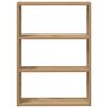 vidaXL Wall Shelf Artisan Oak 43x9x60 cm Engineered Wood