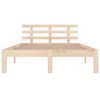 vidaXL Bed Frame without Mattress 120x190cm Small Double
