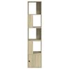 vidaXL Bookcase Sonoma Oak 40x36x189 cm Engineered Wood
