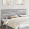 vidaXL Headboard with Headboard Grey Sonoma 200 cm Engineered Wood