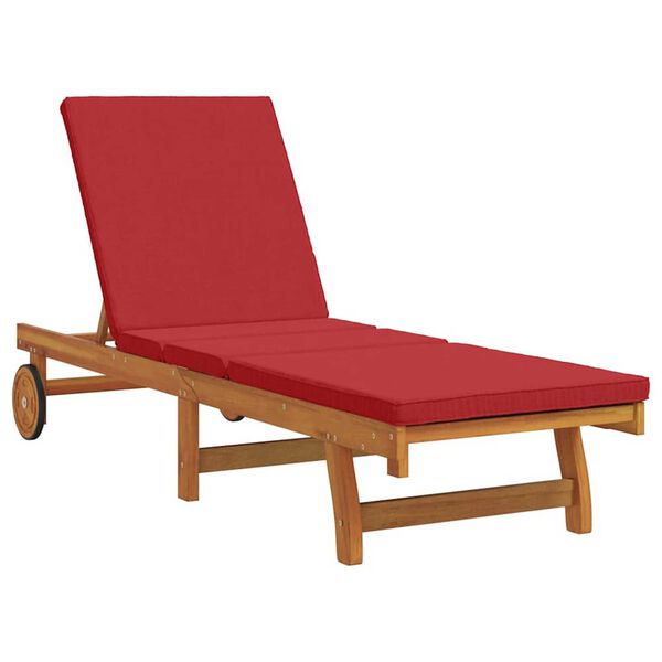 vidaXL Sun Lounger 2 pcs Brown 40 x 40 x 40cm Solid Acacia wood