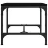 vidaXL Side Table Black 40x40x35 cm Engineered Wood