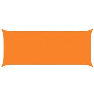 vidaXL Sun Shade Sail Orange 6 x 2.5 m 100% Polyester Oxford