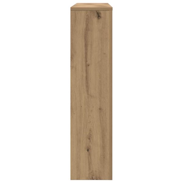 vidaXL Radiator Cover Artisian Oak 175x20x82 cm Engineered Wood