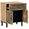 vidaXL Bedside Cabinet 50x33x60 cm Solid Wood Mango
