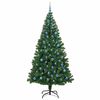 vidaXL Artificial Christmas Tree with 300 LEDs with Stand Green 240 cm