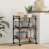 vidaXL Kitchen Trolley Old Wood 50 x 35 x 75.5 cm Engineered Wood