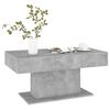 vidaXL Coffee Table Concrete Grey 96x50x45 cm Engineered Wood