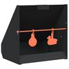 vidaXL Pellet Trap Black 31 x 23 x 31.5 cm Steel