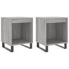 vidaXL Bedside Cabinets 2 pcs Grey Sonoma 40x35x50 cm Engineered Wood