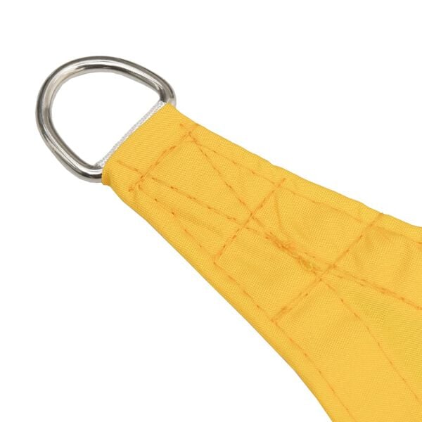 vidaXL Sunshade Sail Oxford Fabric Triangular 3x4x4 m Yellow