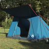 vidaXL Camping Tent with Roof Blue 223 x 163 x 130 cm Taffeta