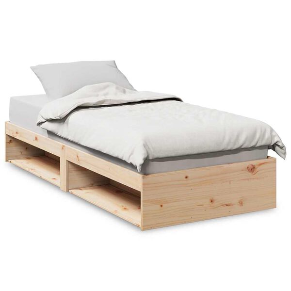 vidaXL Day Bed without Mattress 90x200 cm Solid Wood Pine