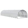 vidaXL Chicken Coop Silver 600 x 150 x 100 cm Galvanised Steel