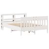 vidaXL Bed Frame without Mattress White 140x190 cm Solid Wood Pine