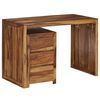 vidaXL Writing Table Solid Acacia Wood 110x55x76 cm