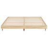 vidaXL Bed Frame without Mattress Sonoma Oak 180x200 cm Super King Engineered Wood