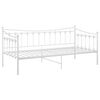 vidaXL Sofa Bed Frame without Mattress White Metal 90x200 cm