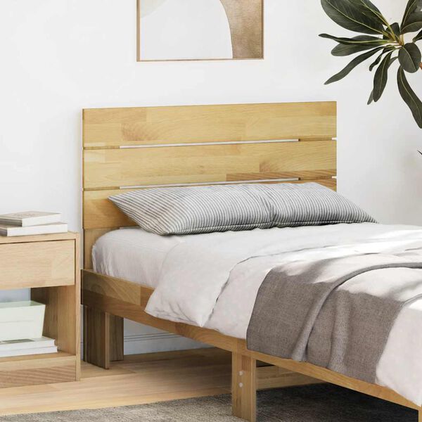 vidaXL Headboard 80 cm Solid Wood Oak