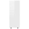 vidaXL Wardrobe High Gloss White 80x40x110 cm Engineered Wood