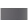 vidaXL Bookshelf Boards 8 pcs High Gloss Grey 80x30x1.5 cm Engineered Wood