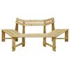 vidaXL Garden Bench 240 cm Impregnated Pinewood