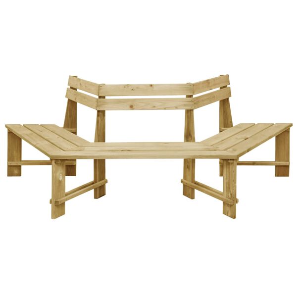 vidaXL Garden Bench 240 cm Impregnated Pinewood