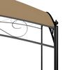 vidaXL Gazebo 3x3x2.65 m Taupe 180 g/m²