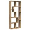 vidaXL Room Divider Bookcase Artisan Oak 67x25x161.5 cm Engineered Wood