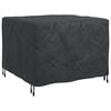 vidaXL Furniture Cover Plain Black 100 x 100 x 70 cm 600D