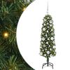 vidaXL Artificial Christmas Tree with 150 LEDs with Stand Green 120 cm