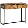 vidaXL Console Table Brown 90 x 35 x 75 cm Solid Acacia Wood