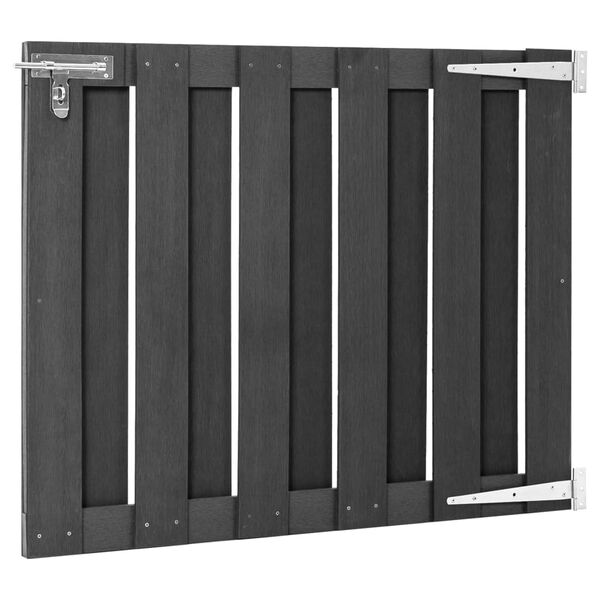 vidaXL Garden Gate WPC 100x80 cm Grey