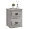 vidaXL Wall-mounted Bedside Cabinets 2 pcs Grey Sonoma 41.5x36x53cm