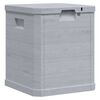 vidaXL Garden Storage Box 90 L Light Grey