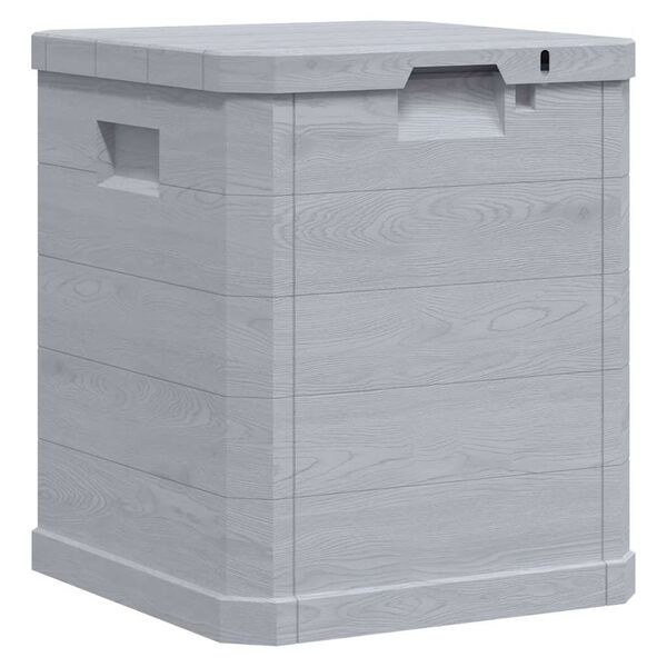 vidaXL Garden Storage Box 90 L Light Grey
