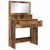 vidaXL Bedroom Dressing Tables with Drawer Old Wood 80 x 39.6 x 135 cm