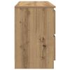vidaXL TV Cabinet Artisan Oak 100x35x54 cm Engineered Wood