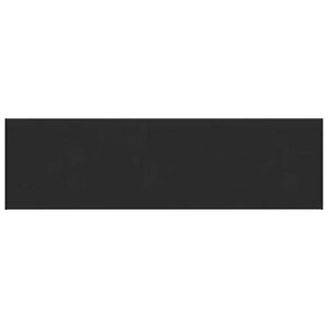 vidaXL Window Sill Black with wood grain 120 x 45 x 4.5 cm PVC