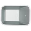 vidaXL Wheelbarrow Tray Replacement Silver 88 x 60 x 32 cm Steel