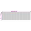 vidaXL Room Divider Brown Width 600 cm Height 165 cm Bamboo