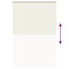 vidaXL Roller Blind Blackout Off White 160x230 cm Fabric Width 156.6 cm Polyester
