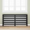 vidaXL Radiator Cover Black Oak 175 x 20 x 82 cm Engineered Wood